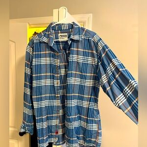 Mountain Khaki flannel button down